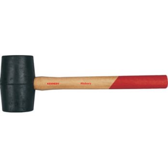 RUBBER MALLET HICKORY HANDLE