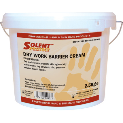 solent cleaners dry work barrier cream