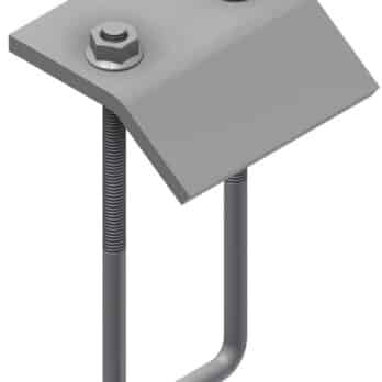 BRACKET WITH U BOLT 82mm 
  Stainless Steel