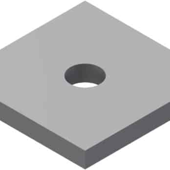 Square Plate Washer  M8 Stainless
  Steel - Pack of 20